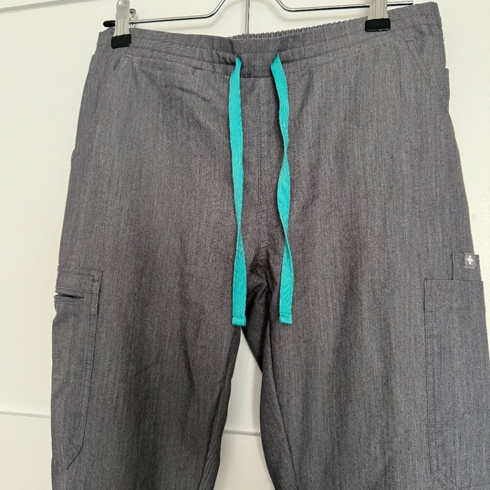 Figs Skinny Yola Scrub Pant, Small, Charcoal - Picture 3 of 4